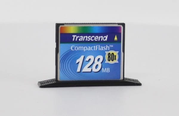 Transcend 128M Compact Flash Card 80x Read/Write Speed (TS128MCF80) - Image 1 of 1