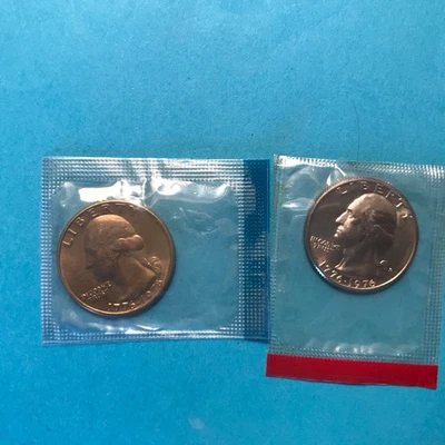 Violonchelo P&D Washington Bicentennial Quarters 1976 sin circular como nuevo envío gratuito Foto 1 de 2