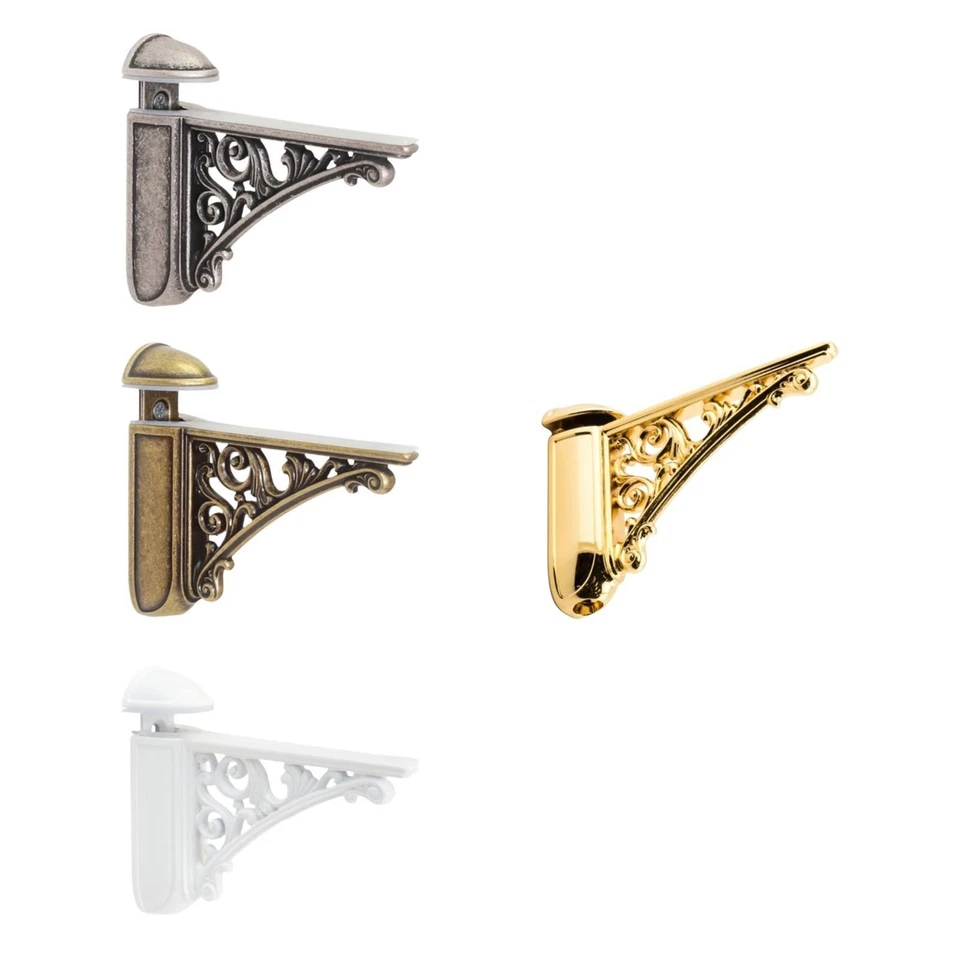 Wood Glass Shelf Bracket,Wall Bracket Support,Baroque,Antique Replacement Wall - image 1 of 1