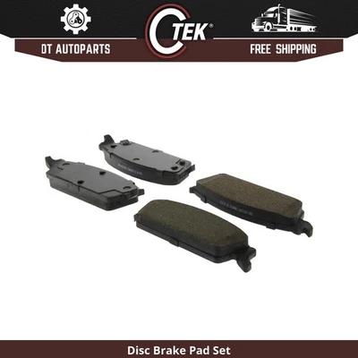 Para GMC Sierra 1500 2007-2013 | Pastillas de freno de disco traseras centradas | Cerámica Foto 1 de 4