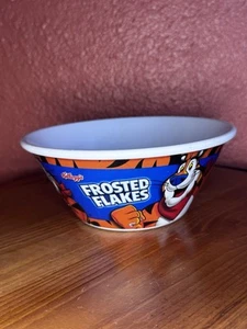 Kellogg’s Tony The Tiger Frosted Flakes Cereal Bowl Melamine 2007 - Picture 1 of 4