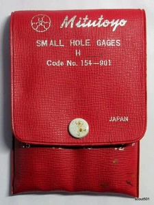 Vintage Mitutiyo kleine Lochmessgeräte Code Nr # 154-901 neuwertig im Etui - Bild 1 von 9