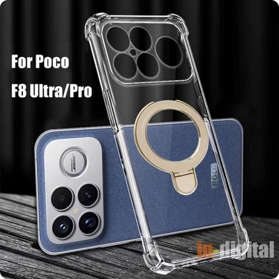 MARKENLOS Schutzhülle für Xiaomi Poco F8 Ultra F8 Pro Case Stand Cover Displayschutzfolie
