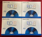 CD monocouche disque Memorex BD-R Blu-Ray inscriptible 25 Go 4x lot de 4 !