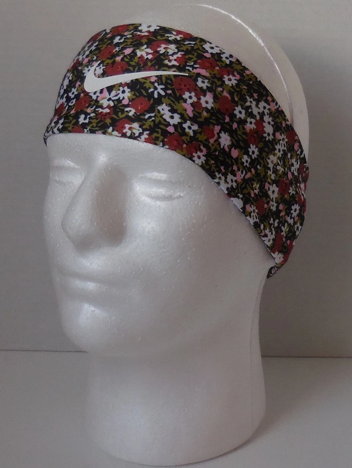 Nike Printed Fury Headband 2.0 Firewood Orange/white Adult Unisex