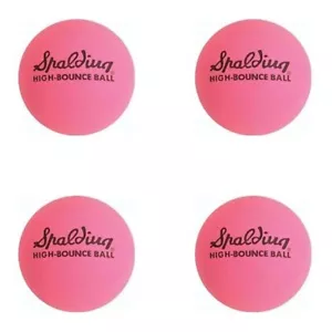 Spalding High-Bounce Ball Color Pink, 4 Pack Set - Picture 1 of 3