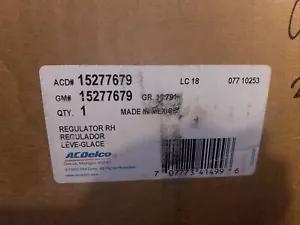 AcDelco Regulator RH 2003-2004 Cadillac Cts, 15277679 OEM - Picture 1 of 11