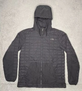 The North Face Mens Navy Black Kilowatt ThermoBall Puffer Jacket Coat Size M - Picture 1 of 10
