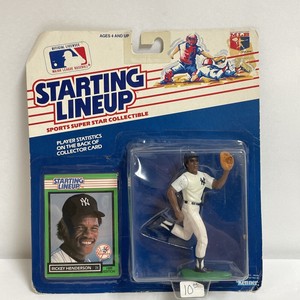 Rickey Henderson NEW YORK Yankees  Kenner Starting Lineup 1989 X