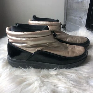 Sporto Mujer 7 Descalzo Lana Plateado Metálico Corto Invierno Botines 7 Mujer - Imagen 1 de 7