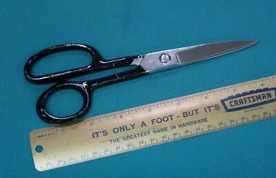 Vintage  CLAUSS  No. 468 Hi-Leverage Scissors  Length 8 1/4"  w/ 3" Cut Length - Image 1 of 4