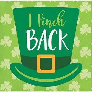 Blarney Stone Green Irish St. Patrick's Day Holiday Party Paper Beverage Napkins - Picture 1 of 1