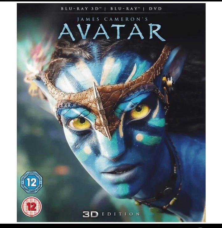 Avatar 3D & 2D Blu-Ray 3 Disc Set New Sealed Reg B Movie Inc Outer Slip Sleeve  - Image 1 of 1