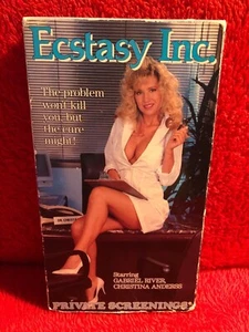 ECSTASY, INC. Private Screenings aka PROFESSOR RASPUTIN 1981 Rare Erotic VHS - Picture 1 of 3