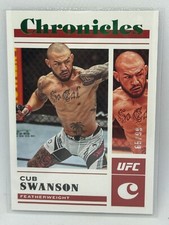 Cub Swanson Green /99 2023 Panini Chronicles UFC No. 55