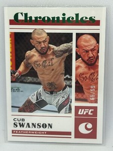 Cub Swanson Green /99 2023 Panini Chronicles UFC No. 55