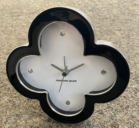 Jonathan Adler Quatrefoil Desk Clock Cover