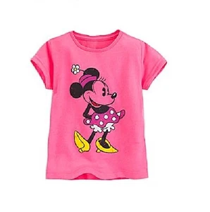 Disney Store Minnie Mouse Girls Classic T Shirt Tee Pink Size XL 14 NWT - Picture 1 of 1