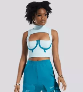 Reebok X Cardi B Ribbed Crop Top Women’s - Picture 1 of 6