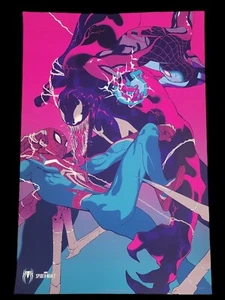SDCC 2023 MONDO POSTER SPIDER-MAN 2 Print (VARIANTE Edition 42/215) 24x36 IN HAND - Bild 1 von 1