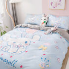 Cinnamoroll Bedding Cotton Duvet Cover Quilt Cover 3/4PC Set Home Pillow cases