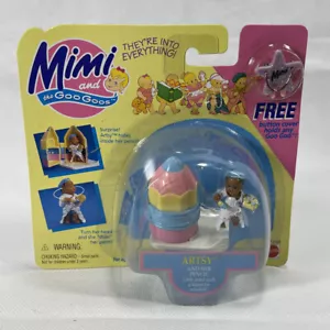 Vintage 1995 Mattel MIMI & GOO GOOS ARTSY & HER PENCIL Pocket Mini DOLL SET NEW - Picture 1 of 6
