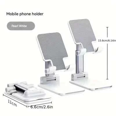 SUPPORTO TELEFONO TABLET SMARTPHONE  DA TAVOLO RESISTENTE PER LO STREAMING - Immagine 1 di 2