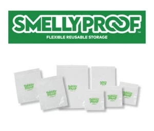 Bolsas a prueba de olores claros SmellyProof 7 tamaños / x5 o LOTE de sacos / oso ENVÍO GRATUITO - Imagen 1 de 22