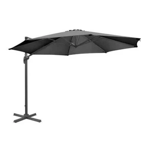 Bolero Venice Heavy Duty Parasol in Black UV & Flame Resistant Canopy - 3.5m - Picture 1 of 10
