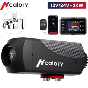 2PCS Diesel Air Heater 12V 2KW Bluetooth LCD Display for Car Bus RV Indoors - Picture 1 of 9