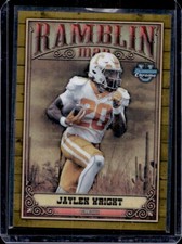 2022-23 Bowman University Chrome Jaylen Wright Ramblin Man Gold Refractor #03/50
