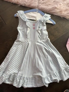 eleanor rose blue gingham dress - Picture 1 of 1