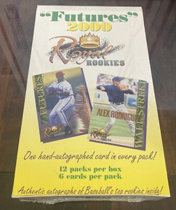 2000 Royal Rookies Futures BASEBALL FACTORY SEALED 12 Autos Per Box Cabrera RC