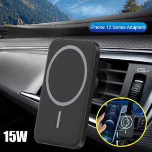 Magnetyczny bezprzewodowy uchwyt ładowarki samochodowej do iPhone Magsafe 15 14 13 Pro Max - Zdjęcie 1 z 20