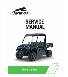 Manual de servicio Arctic Cat Prowler Pro | 2021 | CD o USB enviado por correo - Imagen 1 de 12