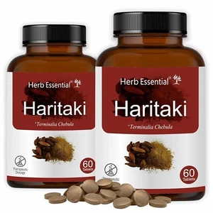 Herbal Haritaki 500Mg,Digestion Support & Immunity Booster ,120 Tablets SET OF 2 - Picture 1 of 7