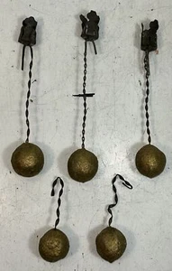 Antique Weighted Victorian Weighted Christmas Tree Candle Holders - Picture 1 of 8
