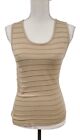 FENDI Maglia Knitted Tank Top Sweater Gold Vintage Women's Sz S/M Flawed In Pic