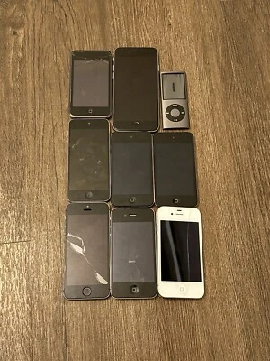 iPod/iPhone Lot for Parts iPhone 4/5/6 iPod Nano/Touch Multiple Generations  - Image 1 of 3