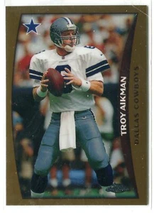 1998 Topps Chrome Chrome Troy Aikman Base Card #127 HOF DALLAS COWBOYS - Picture 1 of 1