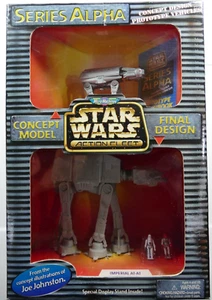 Star Wars Galoob Action Fleet Series Alpha Imperial AT-AT Concept Diseño Final - Imagen 1 de 5