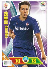 Panini, footballers Adrenalyn XL 2017-18: card 122 Federico Chiesa (Fiorentina)