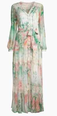 Johnny Ruksana Maxi Silk Dress  M;NWT - Image 1 of 4