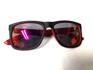 Occhiali da sole Panama Jack, rosso/nero, quadrati, puliti - Foto 1 di 8