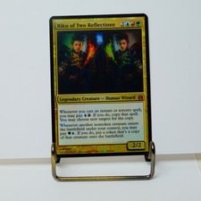 FOIL Riku of Two Reflections Commander Card - NEAR MINT Oversized Magic Card MTG
