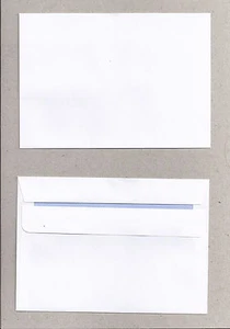 10 C6 Envelopes - White, Self-seal - 114 x 162mm - Picture 1 of 1