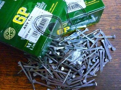 Horse Shoe Nails / Sizes 1-6, 41-57mm / Qty 10, 50, 250 Horseshoe Nails Craft - Image 1 of 2