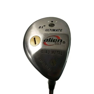 Alien Golf Quad Metal Ultimate 21* Degree Hybrid Wood Regular R Flex Steel Club - Image 1 of 4
