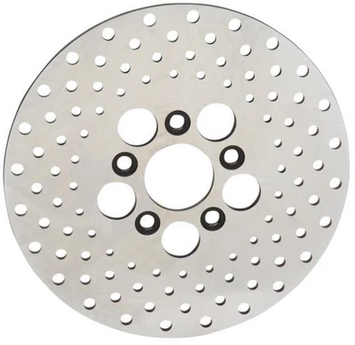 Drag Specialties 1710-1909 из нержавеющей стали сверленный тормозной ротор - Изображение 1 из 3