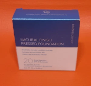 Colorescience Natural Finish Pressed Mineral Foundation SPF 20 Medium Bisque 12g - Picture 1 of 9
